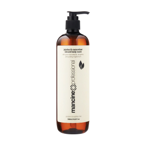 Mancine Natural Body Wash, Jojoba and Cucumber, 500ml Pump Bottle, Each Each