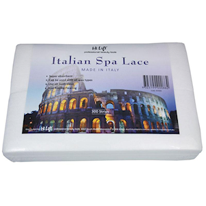 Hi Lift Italian Spun Lace Waxing, Pre Cut Strips, 300/Pack Each