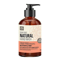 Nelum Hand Wash 500ml, Paw Paw with Papain & Argan Oil, Nourishing Formula, Each
