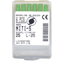 Ni-ti S Files 25mm #25 6/bx Cc Box