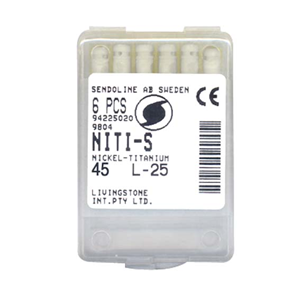 Ni-ti S Files 25mm #45 6/bx Cc Box