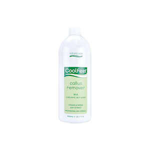 Natural Look Feet Callus Remover, BHA Callused Skin Peel, with Cehami and Papaya Extract, 950mL Pump Bottle, Each Each