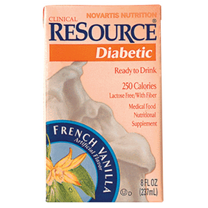 Out of Date, Resource Diabetic, Vanilla, 237ml, 27/Carton, Original Unopened Condition, Price Discounted, While Stocks last Carton