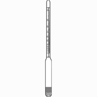 Short Baume Hydrometer 60 To 70 X 0.1 Be' Sht 240- 310mm L Each