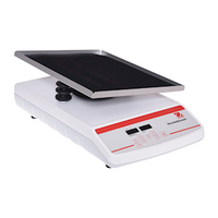 Ohaus Rocking and Waving Shaker, 42.5(L) x 14(H) x 25.4(W) cm, Speed Range: 1-50 rpm, 4.5kg Capacity, Digital, Each Each