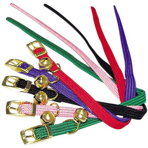 Pet Nylon Braid Cat Collar, Assorted Colours, Each Each