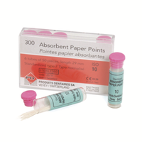 PD Absorbent Paper Points, ISO Size No. 50, Biodegradable, Sterile, Yellow, 50/Vial, 6 Vials/Pack Pack