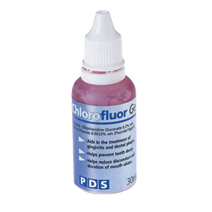 Out of Date, PDS Chloroflour Gel, 30ml Bottle, Each , Original Unopened Condition, Price Discounted, While Stocks last Each