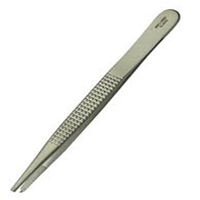 Perfect Bonney Tissue Forceps, 18cm, 1 x 2 Teeth, Stainless Steel, Theatre Quality, Each Each
