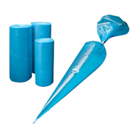 Livingstone Pastry Piping Bags, Disposable, 300mm, 12 inches, Blue, 100/Roll Roll