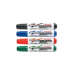 Penline Monami 4364 Whiteboard Marker, Bullet Point, 4mm, Pink, Each Each