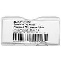 Livingstone Premium Top Level Prepared Slide, Artery, Verhoeffs Stain, Transverse Section, Each Each