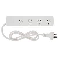 Power Board 4 way Extension, with One Reset Overload Button. Each