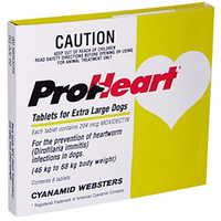 Proheart - 68W (Ylw)X-L Dog (6TAB/CARD) Card