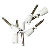 Densco Prophy Cups, Right Angle Latch 6 Web, White, 144/Pack Pack