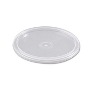 Livingstone Portion Cup Lids, Fits 1oz Cups, 45mm, PET, Clear, 100 Pieces/Sleeve Bag