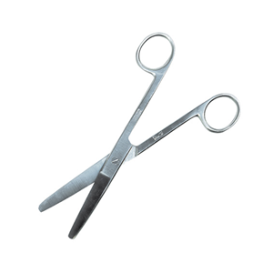 Perfect Surgical Scissors, 18cm, Blunt/Blunt, Stainless Steel, Straight, Theatre Quality, Each Each
