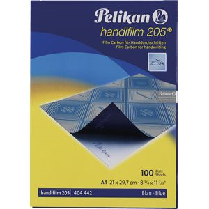 CARBON FILM A4 PELIKAN BLUE 100/BOX Box