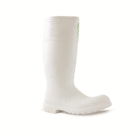 Bata Utility Rubber Gumboots No. 7, 400mm, PVC, Non-Safety, White, Pair Pair