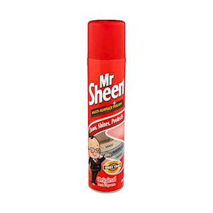 Mr Sheen Furniture Polish, 250g Aerosol, Fresh Fragrance, Each Each