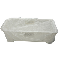 Livingstone Top Cover, 15gsm, 94 x 62cm, Non Woven Polypropylene, Elasticised Around Perimeter, Breathable, White,500 Pieces/Carton Carton