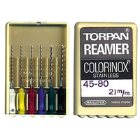 Maillefer Reamers 21mm #45-80 6/pk Pack