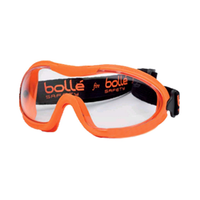 BOLLE NITRO GOGGLE PVC CLEAR FRAME ORANGE EACH Each