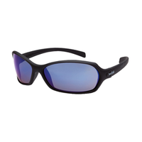 Bolle Hurricane Glasses Black Velvet, Blue Flash Lens Pack