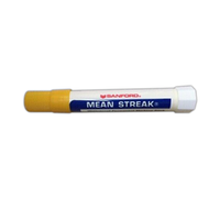 Sanford 85005 Mean Streak Permanent Marker, Bullet Point, Yellow, 12/Box Box