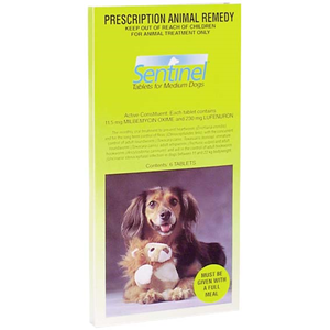 Sentinel Yellow 11.5x230mg 6 tab/Card Card