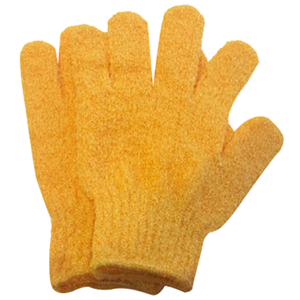 Sofeel Exfoliating Massage Gloves, Nylon, Blue, Fits All Sizes, 2/Pack Pair