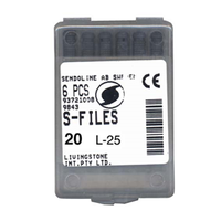 Liv S Files 25mm #20 6/bx Cc Box