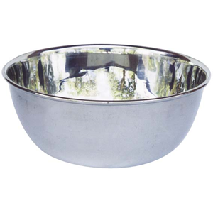 Bowl, 180 Diameter x 65 Depth (mm), 1000ml, Stainless Steel, 121 GM, Each Each