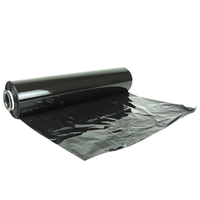 Universal Hand Stretch Wrap Cast Film, Black, Linear, 500mm x 383 Metres, 23um, Recyclable LDPE, in Roll Each