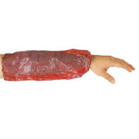 Livingstone Sleeve Protectors, 40 x 20cm, Recyclable Polyethylene, Red, 100/Bag Bag