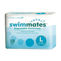 Swimmates Disposable Swimwear, 112 - 137cm, Large, 18 Pieces/Pack