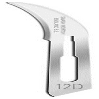Scalpel Blade, Size 12D, 100/Box Box
