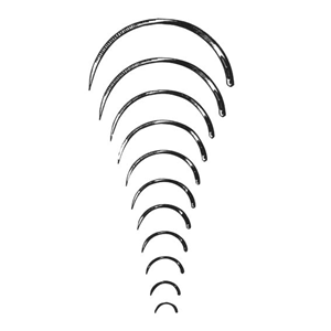 Livingstone Suture Needles Triangular Cutting 1/2 Circle