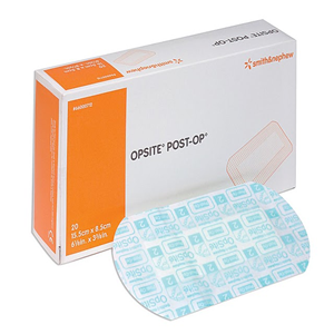 Opsite Post-Op Transparent Dressing 25 x10 cm, 20/Pack, No. 66000714 Pack