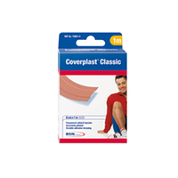 Coverplast Fabric Dressing Strips, 8cm x 1m, Non-Sterile, 1/Box Roll