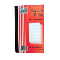 CARBON BOOK #605 8"X5" 200X125MM TRIP. 100LF EACH Each
