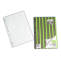 LOOSE LEAF REFILLS A4 2 M/C 50/PK Pack