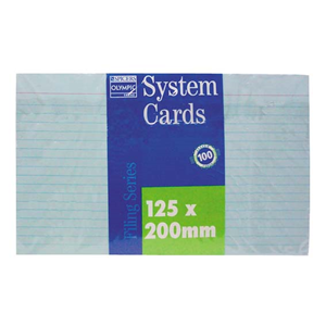 GUIDE CARDS 5"X8" PINK RULED PACK/100 Pack