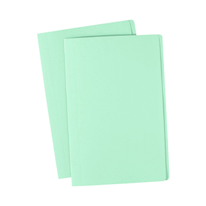 Avery Manila Folders, Foolscap, 367 x 242mm, Light Green, 100/Box Pack