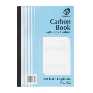 CARBON BOOK #602 WITH X/CARBON100LF EACH Each
