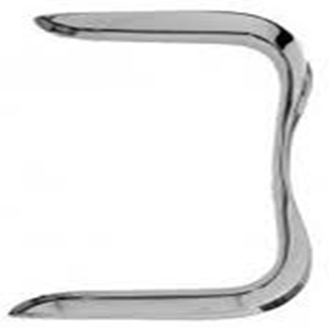 Livingstone Sims Vaginal Speculum, 3 x 14.5cm, Stainless Steel, Medium, Each Each