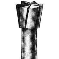 SSW 39 Tungsten Carbide Burs, Inverted Cone, ISO 010 #18(6), Friction Grip, Made in UK, Each Each