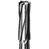 SSW 56 Tungsten Carbide Burs, Flat Fissure, ISO 107 #09, Friction Grip, Made in UK, Each Each