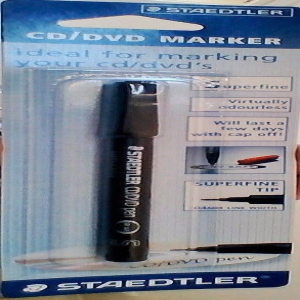 Staedtler LumoColour Permanent Marker, Super Fine Point, 0.4mm, Black, Each Each