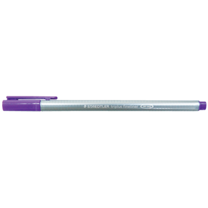 Staedtler 3340 Triplus Fine Liner, Fine Point, Purple, 10/Box Box